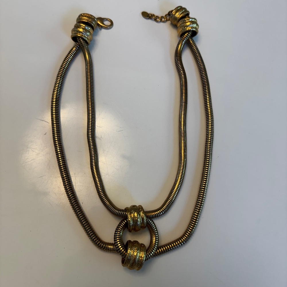 Vintage Zara Chunky Gold-Toned Necklace